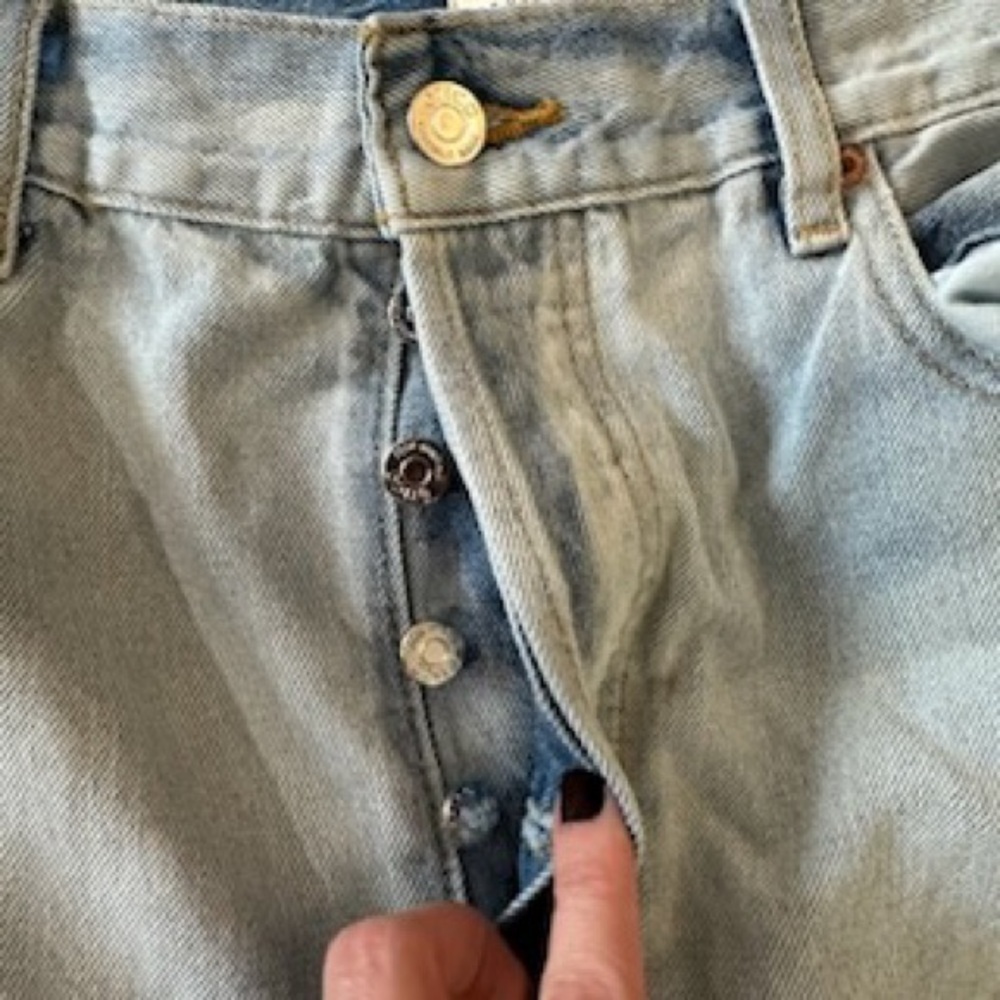 Etica Ethically Made Marley Ultra High Rise Baggy Jeans in Seaford Sz 32 NWT - Picture 6 of 11